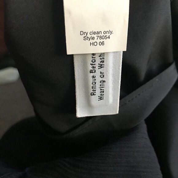 J Crew Black Crepe Silk Sophia Dress Size 4 - Picture 8 of 9